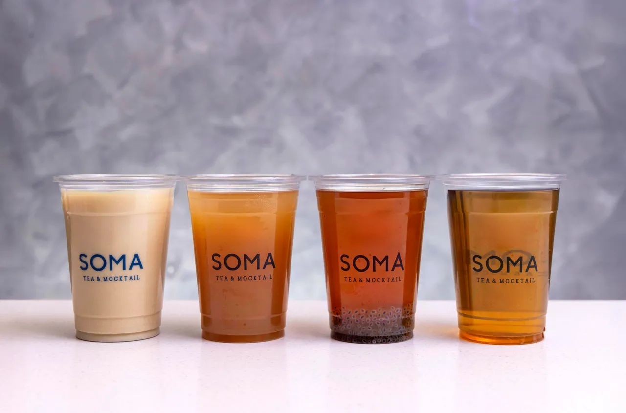全新「蜜隐乌龙」系列共推出4款饮品。SOMA提供