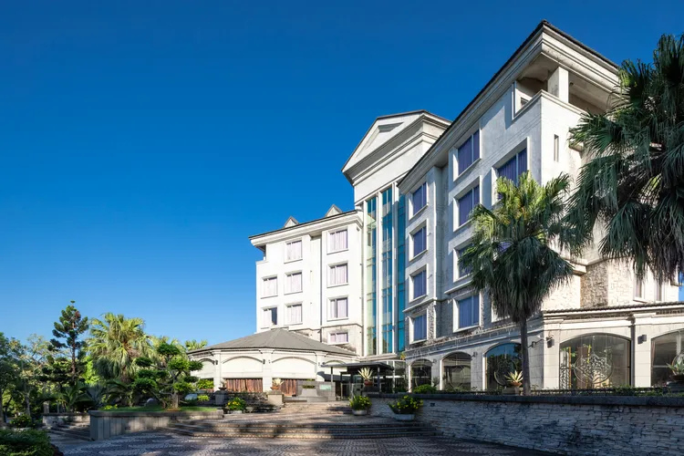 煙波國際觀光集團，即日起飽享早午餐味蕾盛宴，圖為煙波新竹湖濱館。業者提供