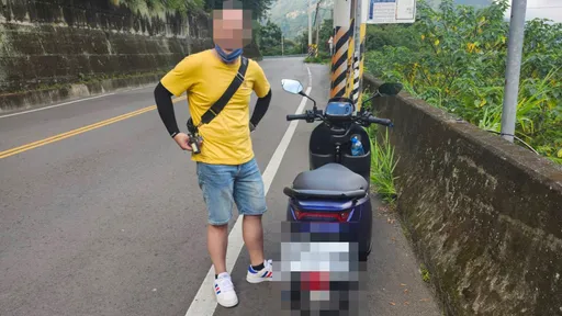 电动机车骑120公里没电抛锚隧道口 大溪警即刻伸援