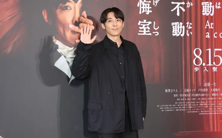 高橋一生感謝台灣粉絲熱情迎接他。莊宗達攝