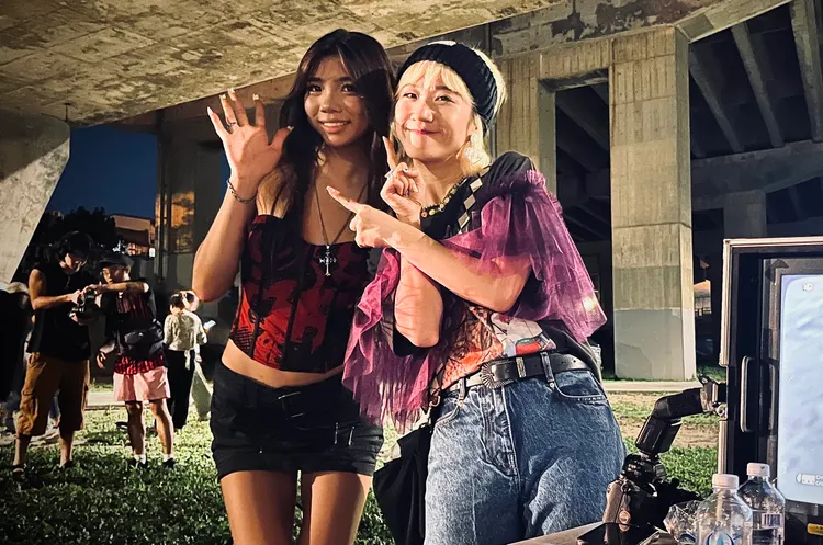 林若婕Lydia（左）、Lulu合作《影視圈風雲》。種子影業提供