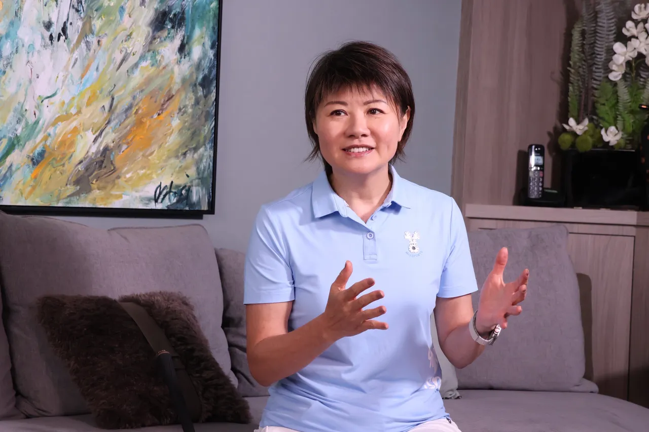 北投国华高尔夫俱乐部副董事长何丽纯。庄宗达摄