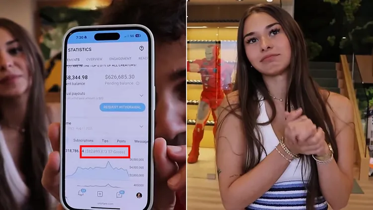 蘇菲公布收入證明。翻攝自大衛X