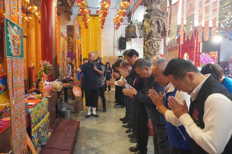 市府與宮廟合作推動低碳祭祀文化。民政局提供