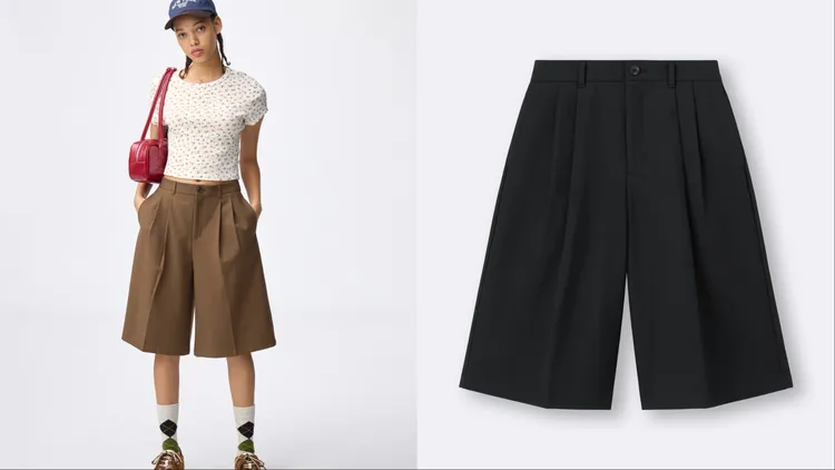 GU女裝百慕達短褲，優惠價790元。品牌提供