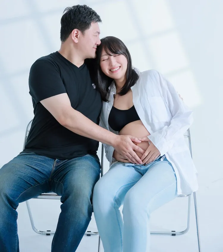 織織嫁給對的人洋溢幸福。翻攝織織Threads