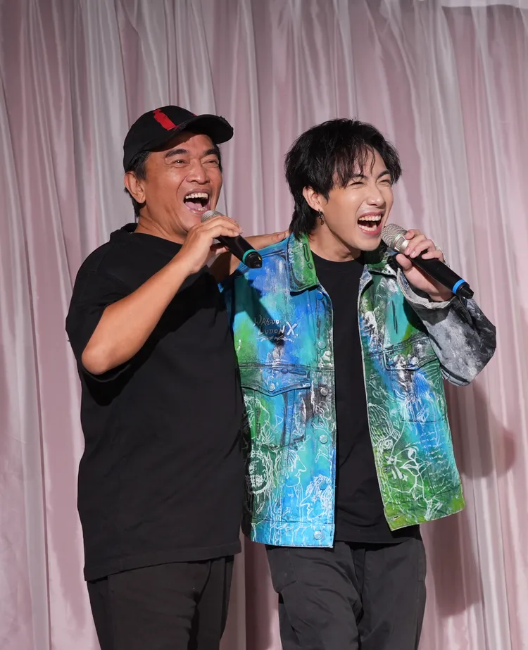 吳宗憲力挺新人陳守恩。娛樂中心攝