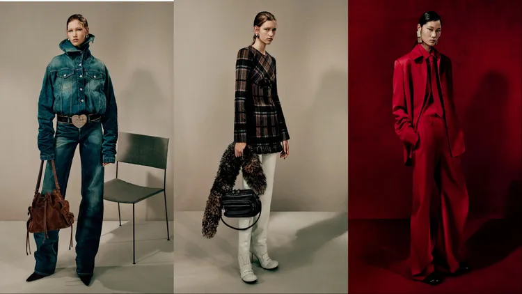 Acne Studios 2025秋冬女裝系列。品牌提供