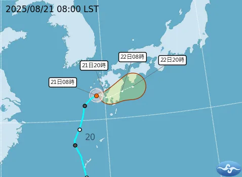 玲玲颱風生成了!最新路徑曝光 朝日本九州靠近