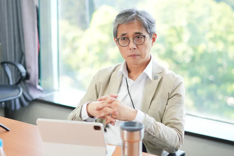 三商家購總經理邱光隆。彭欣偉攝