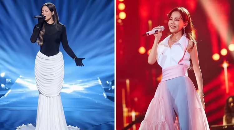 A-Lin邀來彭佳慧與她合唱。翻攝《歌手2025》及彭佳慧微博