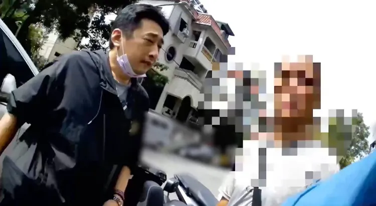 警方上門逮捕姜男，他大方坦承就是要報復前瓦斯行老闆。翻攝畫面