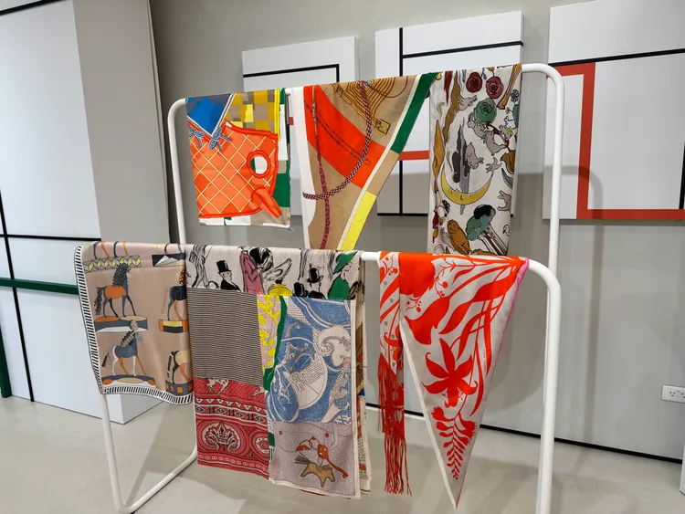 愛馬仕2025秋冬配件。張家玲攝