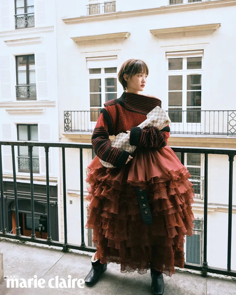 王淨拍攝《Marie Claire美麗佳人》封面。《Marie Claire美麗佳人》國際中文版提供