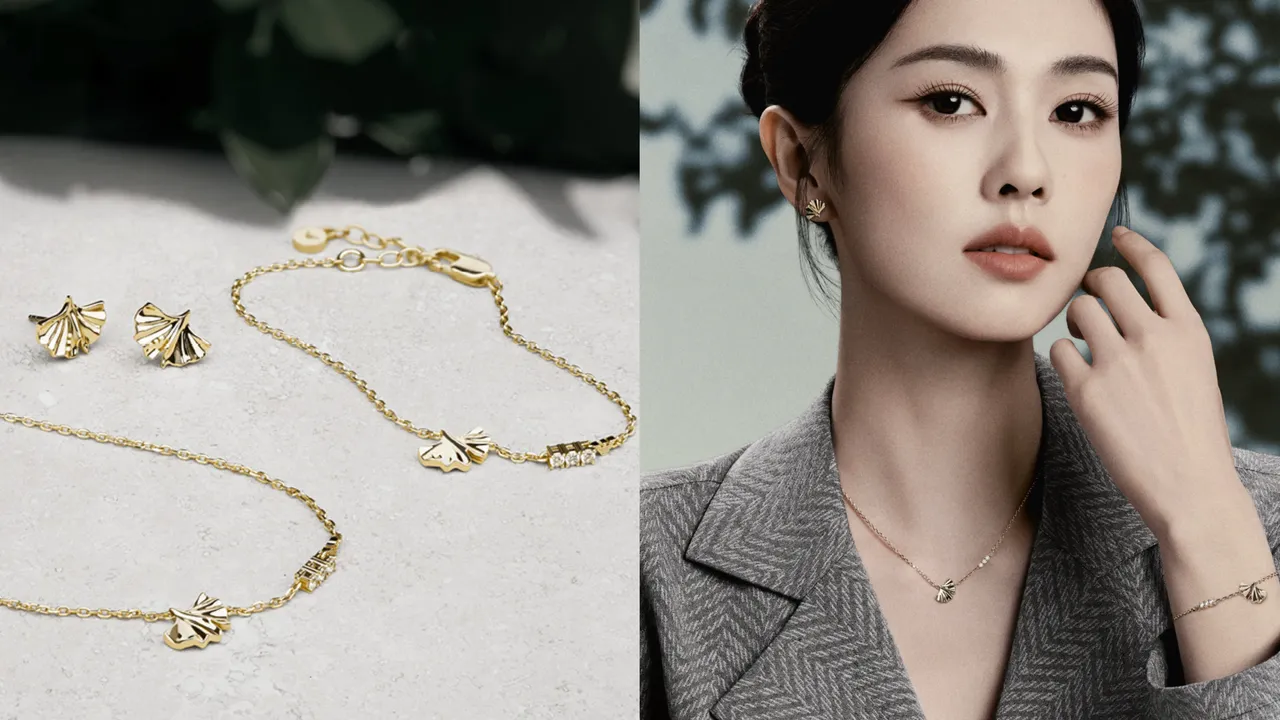 中国女星白鹿每月都有时尚新代言。品牌提供