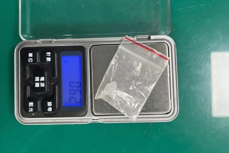 警方還在曹男車上查獲K他命毒品。民眾提供