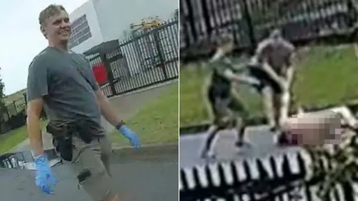 2警当街暴打裸女「辣椒水喷下体」 还与同事炫耀凌虐影片