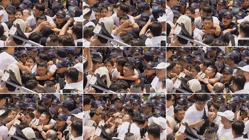 員警燦笑是AI? 黃國昌勒頸爭議「關鍵30秒」重返現場