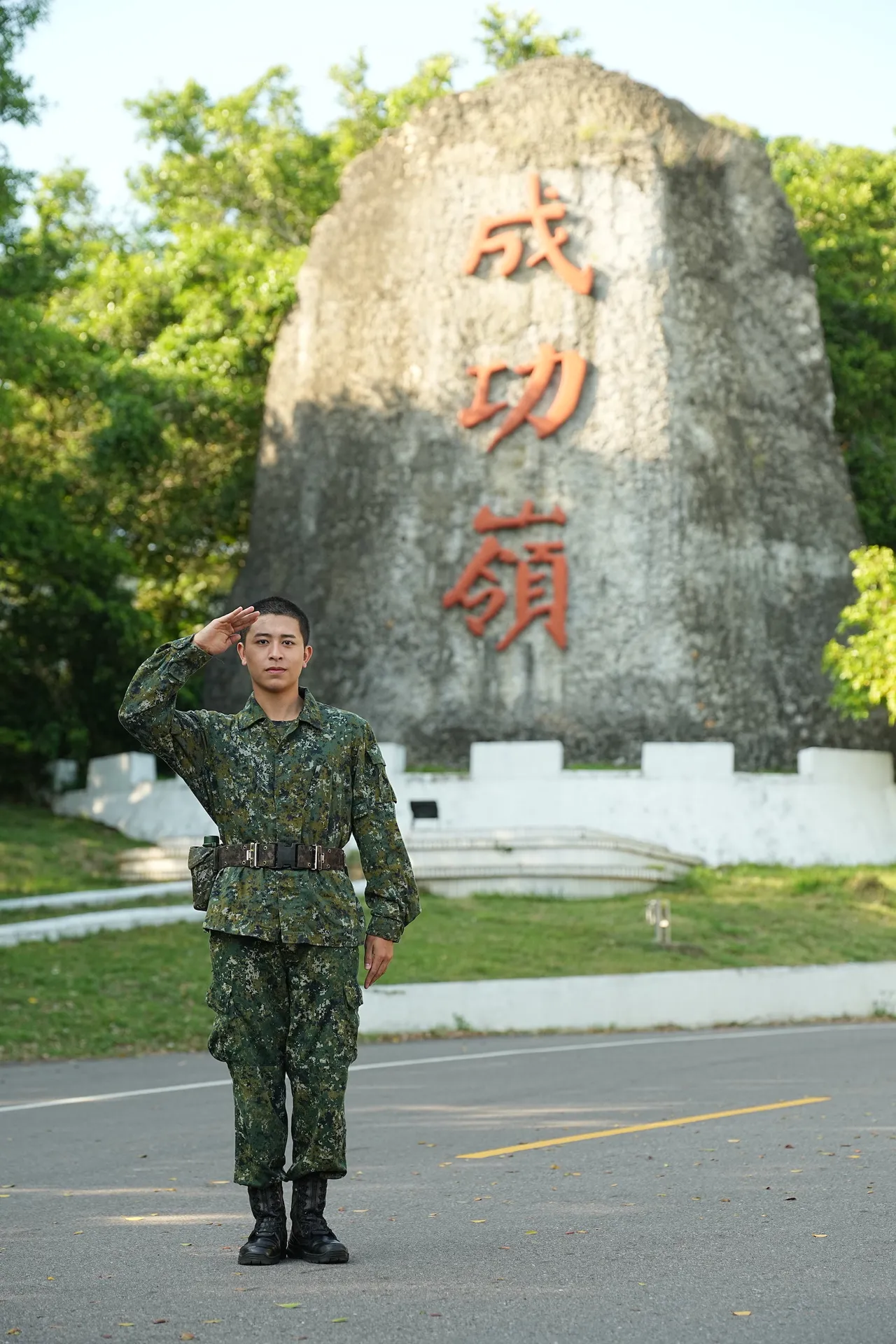 盖瑞再度入伍,想证明自己可以通过考验。台视提供