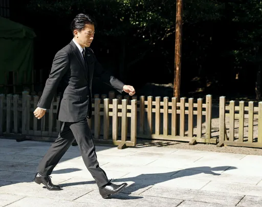 終戰80年!「明日之星」小泉進次郎參拜靖國神社 石破茂內閣首人