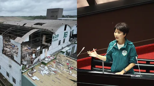 台南5万吨石绵瓦有毒!陈亭妃:灾后清运漏掉中小企业