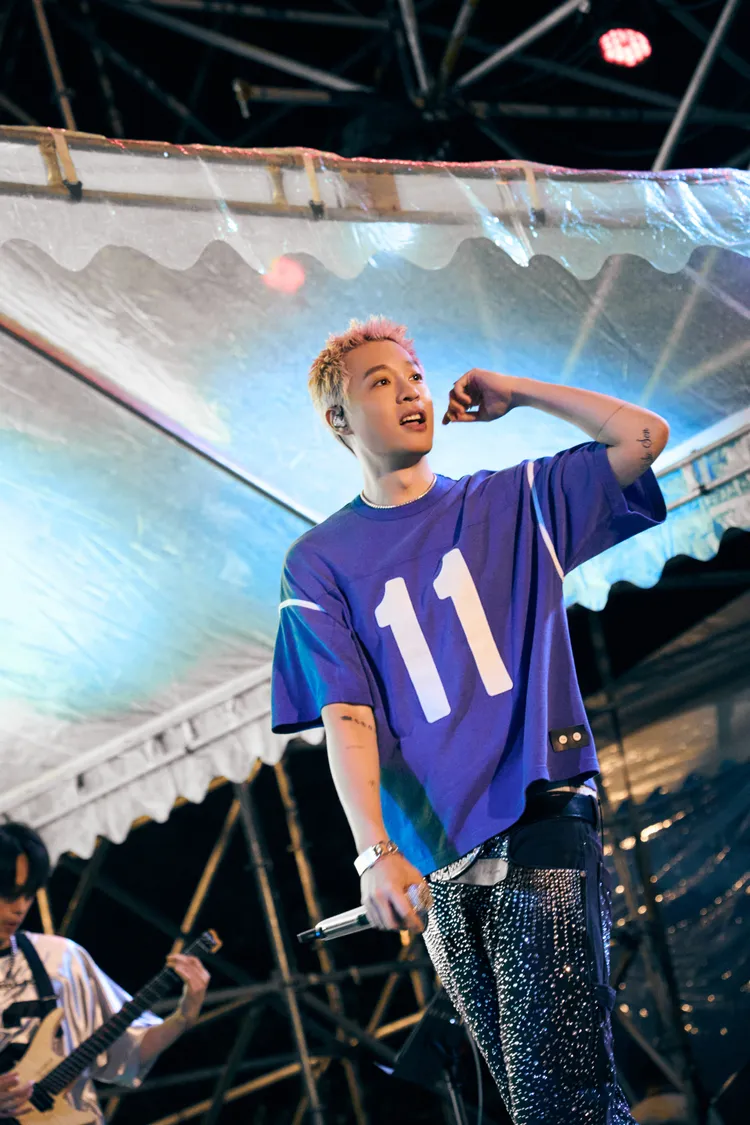 周湯豪昨首度在墾丁演出。環球音樂提供