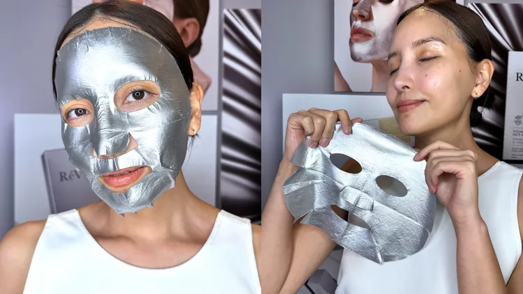 ReVive銀采抗皺超導面膜，5片／5500元。張家玲攝