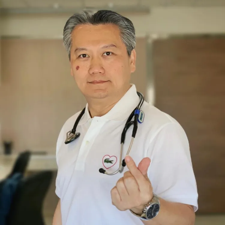 陳志金透露兒子追隨他的腳步，走上學醫之路。翻攝陳志金臉書