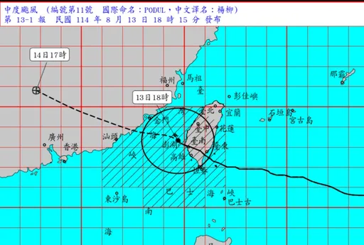 還不能鬆懈!楊柳出海開始「回南」 仍有14級陣風、雨彈炸15縣市