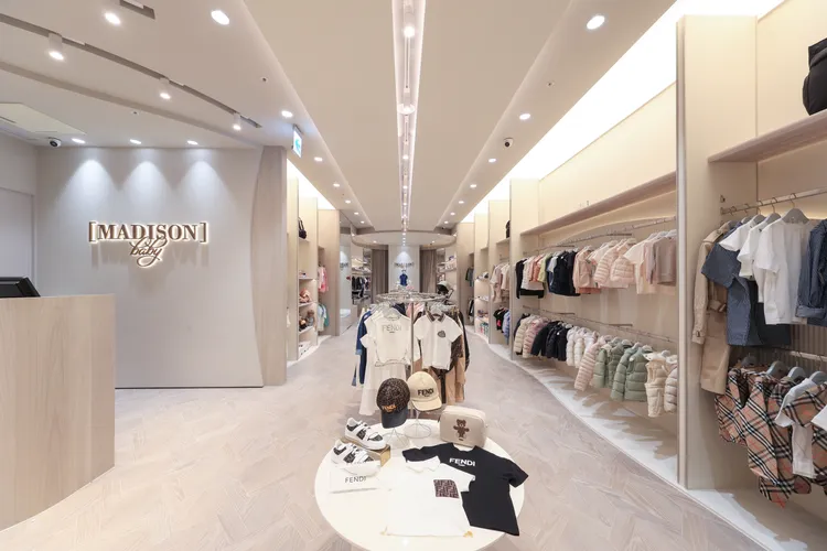 babyMADISON新店以「精品歐式童裝迴廊」為核心概念。微風提供