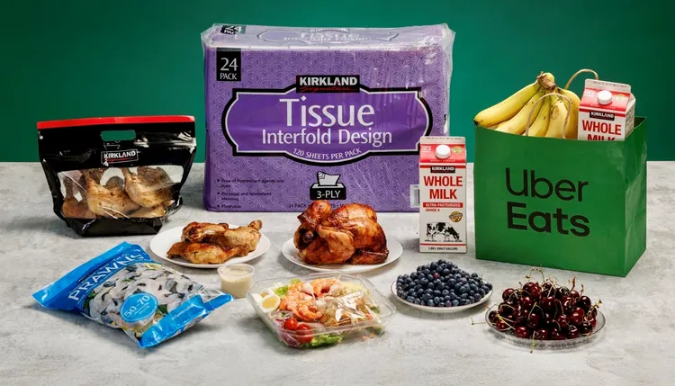 外送平台首度公開好市多熱銷排行榜，由烤雞、凱薩沙拉和櫻桃奪下前3名。Uber Eats提供