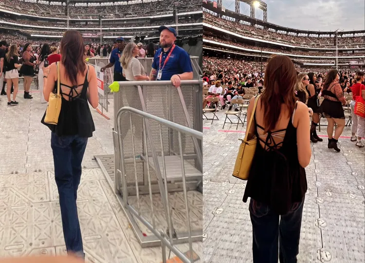 孔孝真身上的背心以鏤空綁帶曬出無瑕美背，一轉身簡直是「背殺少女」。翻攝孔孝真IG