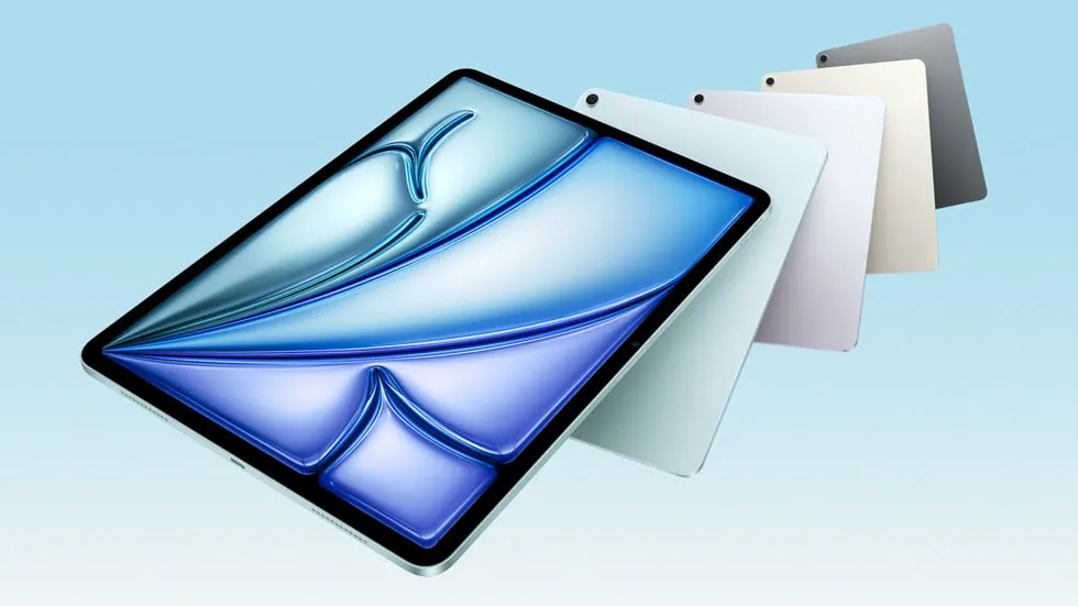iPad Air可以让父亲随手记录生活点滴。Apple提供