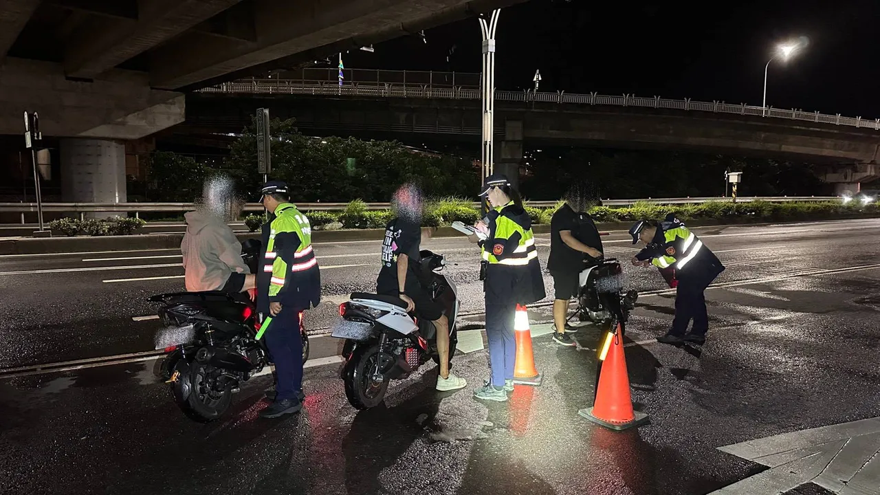 淡水警方暑期加强查缉。警方提供
