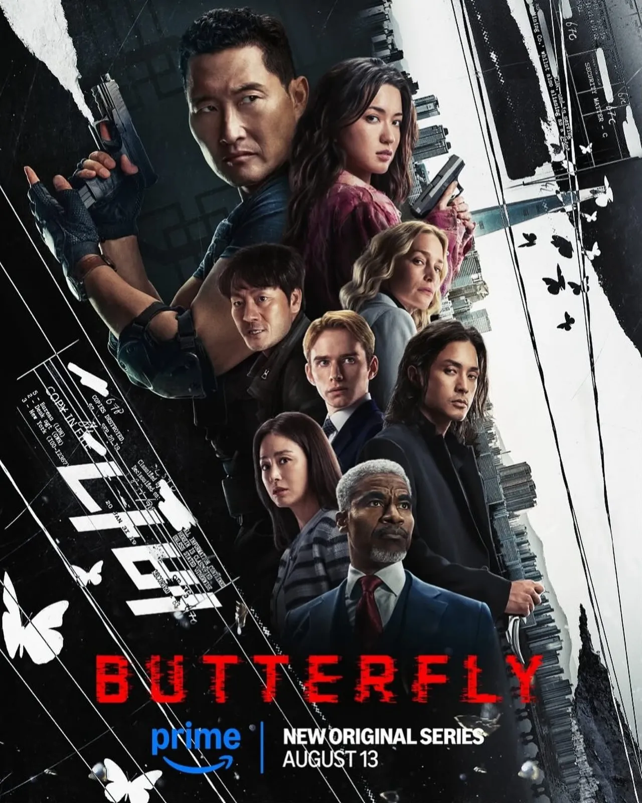 《Butterfly》不只金泰希,朴海秀、金智勋也参与演出。翻摄Amazon MGM Studios IG