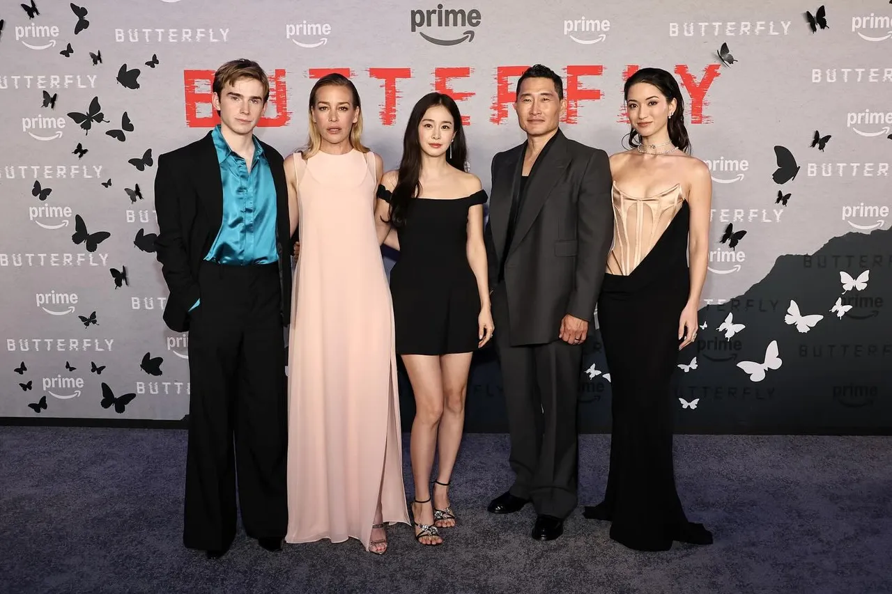 金泰希(左三起)进军好莱坞,《Butterfly》与金大贤、井隼怜奈有对手戏。翻摄Amazon MGM Studios IG
