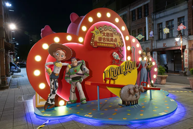 《玩具總動員》30週年快閃活動於大稻埕登場。業者提供