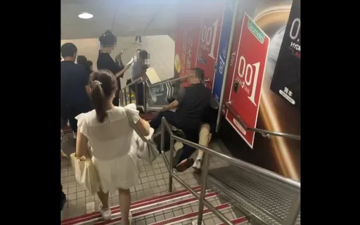 捷運西門町站有偷拍色狼!休假警撞見直接壓制