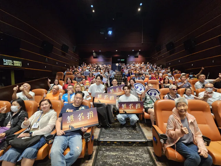 《無名指》上周在香港口碑場率先曝光，票房突破百萬港幣。華映娛樂提供