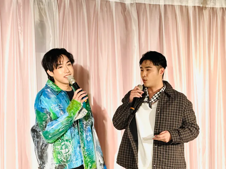 鹿希派擔任陳守恩的主持。林丞偉攝