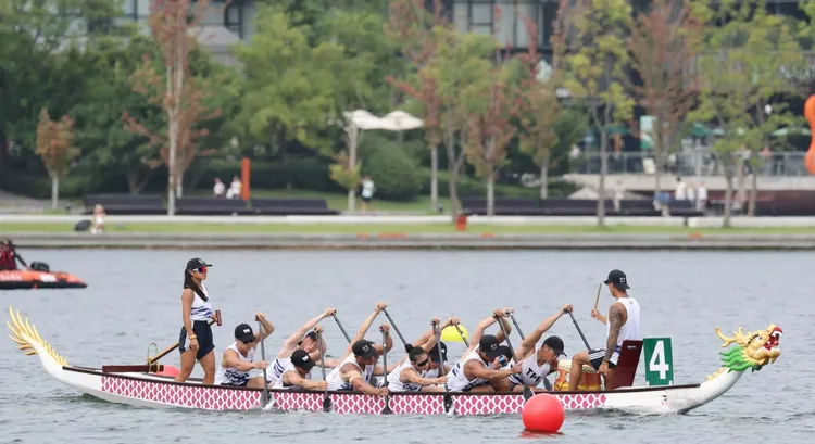 龍舟8人組也拿下銅牌。中華奧會提供