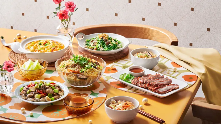 台菜餐廳「真珠 台灣佳味」今起也於新光三越台南小北門店同步開幕。饗賓集團提供