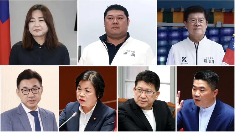 國民黨7席立委羅明才、林思銘、顏寬恒、楊瓊瓔、江啟臣、馬文君及游顥罷免案於23日投開票。資料照