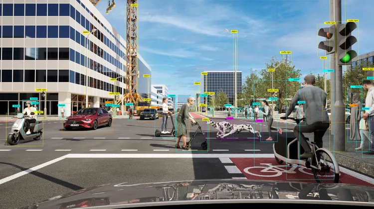 Mercedes-Benz將啟用全球車主日常駕駛的道路數據，讓系統學習更多元情境。業者提供