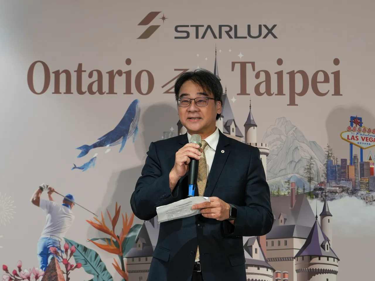 星宇航空新任公關長梁文龍。星宇航空提供