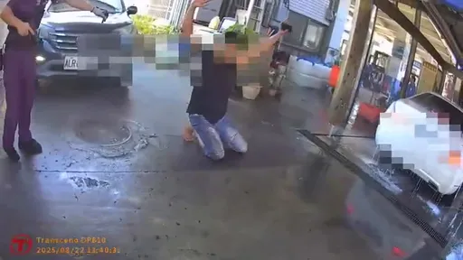 台中父子口角爆槍響!兒對空開3槍洩憤 逃加油站洗車場被逮