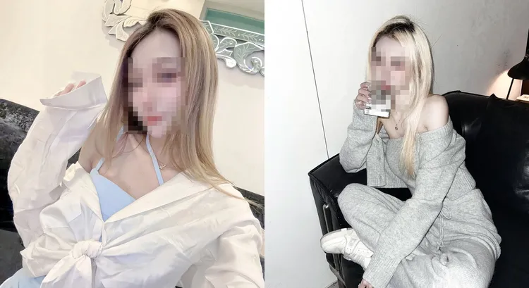 谷姓夜店女公關遭劉姓前男友割喉殺害，而林沄蓁臨危受命赴警局「陪偵」劉嫌。翻攝谷女IG