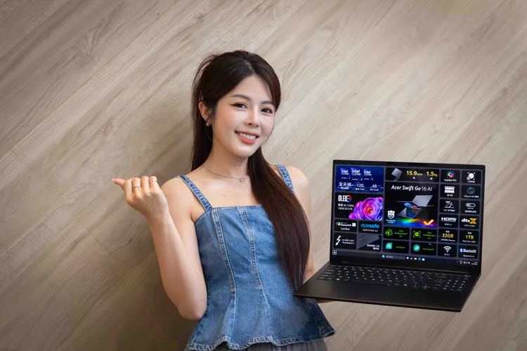 專為創作者打造 Acer全新Swift AI 筆電登場 輕薄款Copilot+ AI筆電同步開賣