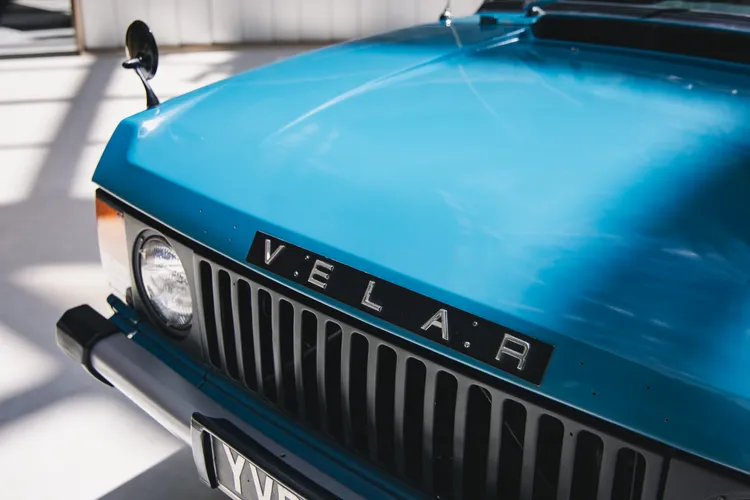 展出首次來台的經典傳奇Range Rover Classic Prototype No.17，1969 年為保密開發計畫，原型車改以「Velar」命名，讓原型車增添神祕的氛圍。業者提供