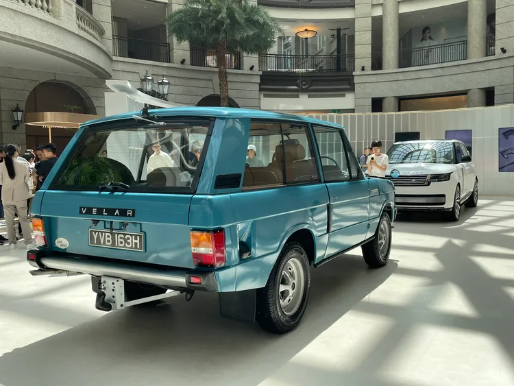Range Rover Classic Prototype 以其獨特的三門設計與對開式後車廂，成為 Range Rover 品牌歷史中極為珍稀的經典象徵。林浩昇攝